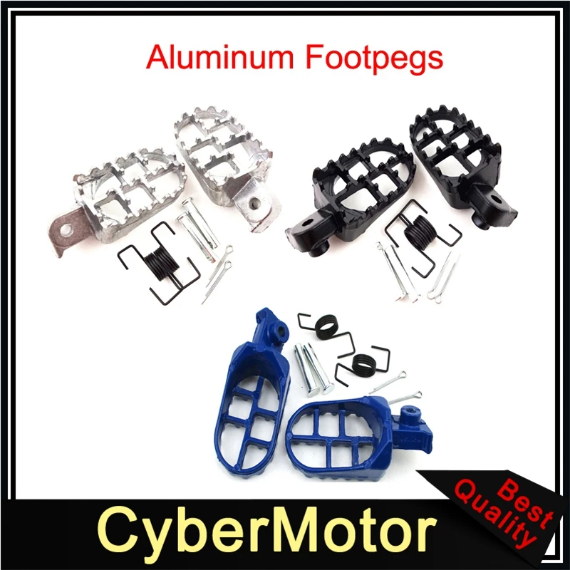 Алюминиевые Подножки для Yamaha PW50 PW80 TW200 TTR90 TTR90E Honda XR50R CRF50 CRF70 CRF80 CRF100F|foot pegs|footrests foot