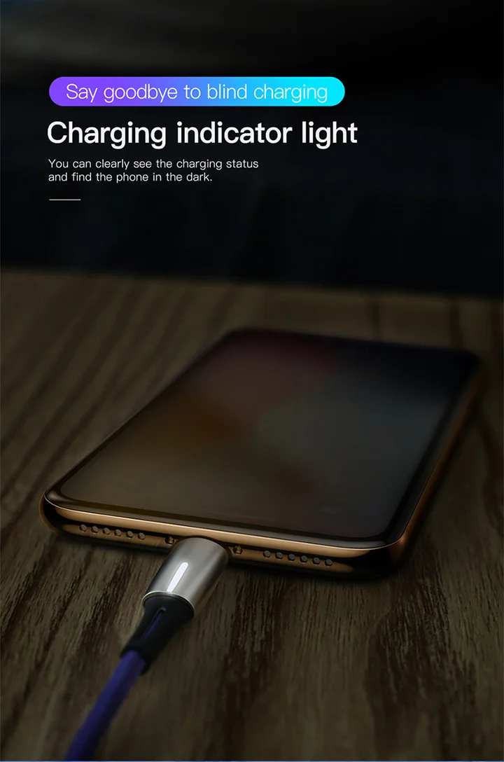 Baseus капли воды 2.4A освещение USB кабель Быстрая зарядка для мобильного телефона зарядное устройство кабель для передачи данных для iPhone Xs Max Xr X S