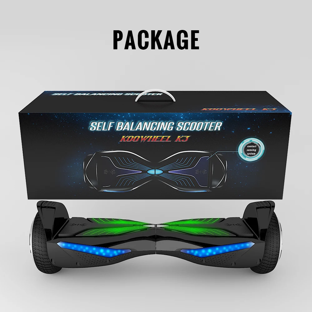 Koowheel K3 6 5 Дюймов Электрический Скутер Ховерборд с Bluetooth самобалансирующийся