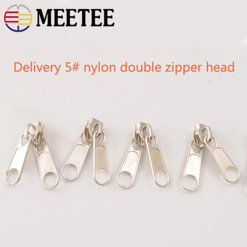 Meetee 5/10M 5 # нейлоновая кодовая застежка молния красочная двусторонняя открытая