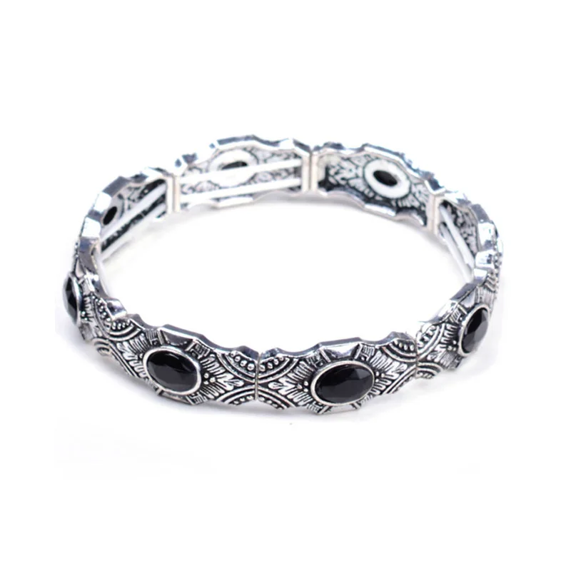 Новинка 2017 года женский браслет богемные Серебрянные украшения в античном стиле