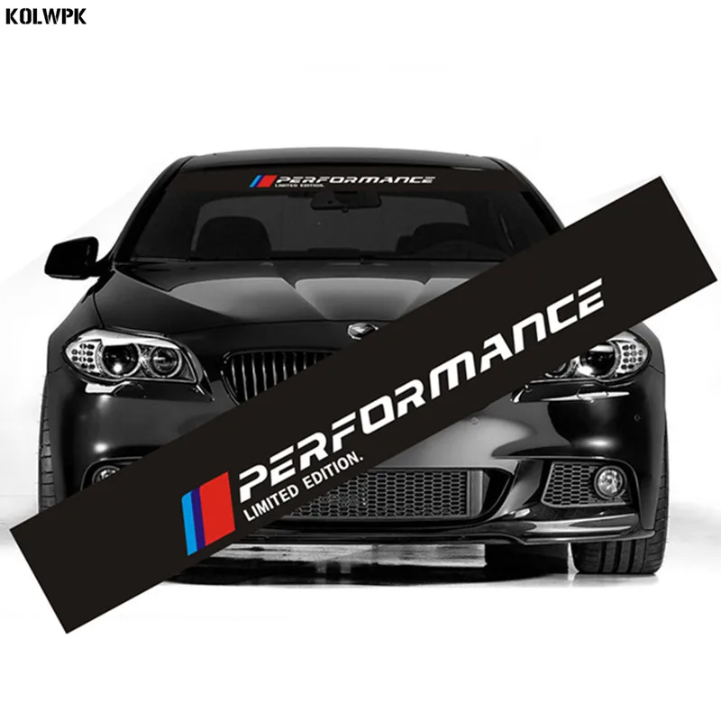 1 шт. новая наклейка на лобовое стекло автомобиля M performance для BMW E30 E36 E60 E46 E90 E71 E87 F30