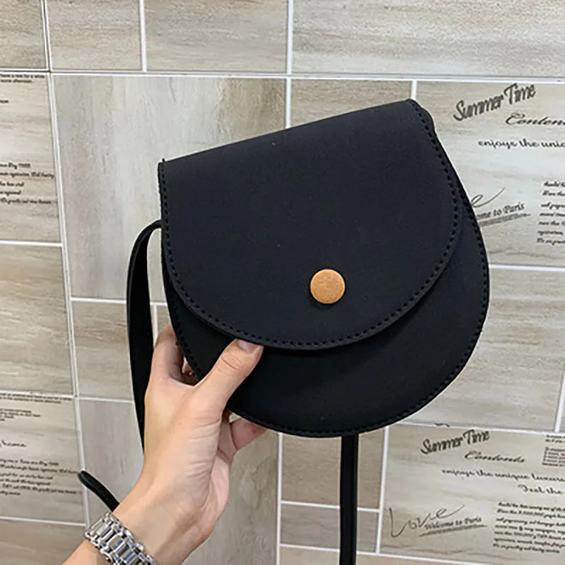 Верблюд Цвет круг Форма Для женщин Сумы простой Crossbody приколы PU Качество Малый