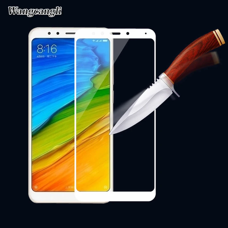 Защитное стекло wangcangli с твердыми краями для xiaomi redmi 5 plus экрана xiomi note 5a prime |