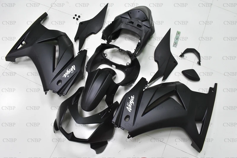 Для Kawasaki Zx250r 2008- обтекатель ниндзя 250R 2012 наборы тела ниндзя 250R 13 14 материя черный кузов