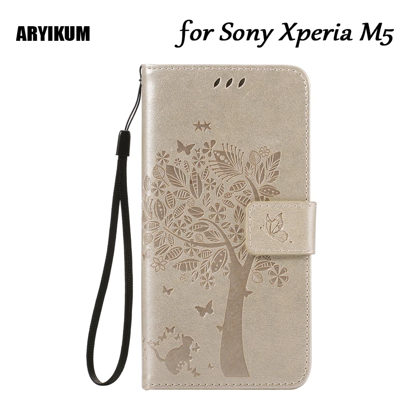 ARYIKUM 3D телефонный чехол для Sony M5 M 5 E5603 E5606 E5653 Experia Aqua Coque откидная подставка с