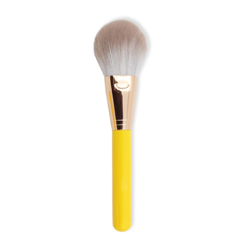 Powder brush BBL 1 шт. ярко-желтая Кисть для макияжа Пудра основа румяна губ хайлайтер скульптурные тени для век Кисть для смешивания инструменты для макияжа - Handle Color: Powder brush
