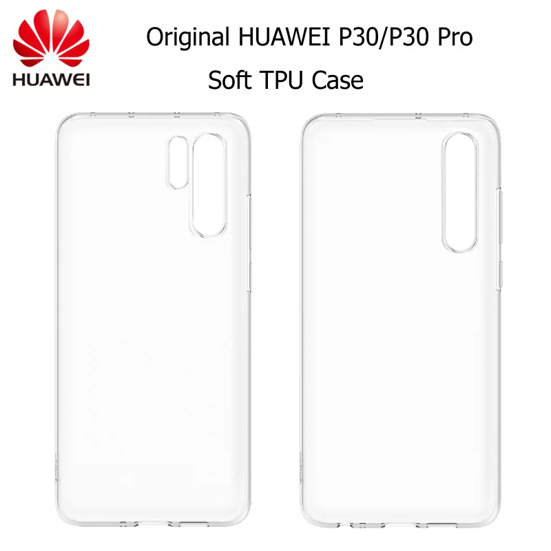 Оригинальный ультратонкий Мягкий ТПУ чехол HUAWEI P30 Pro прозрачный тонкий