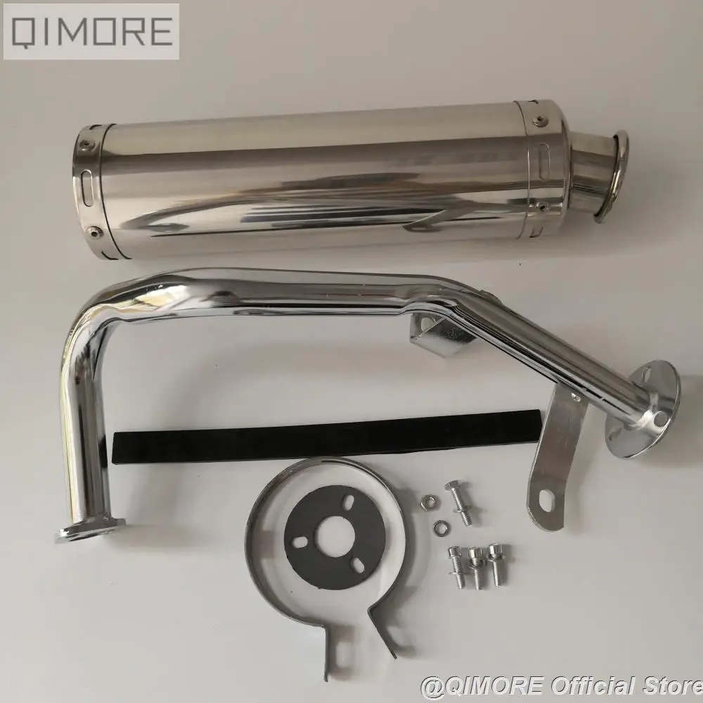 

Performance Exhaust Pipe / Muffler / Exhaust System (Ø88x300mm) for 4 stroke Scooter Moped GY6 50 GY6-80 139QMB 1P39QMB 147QMD
