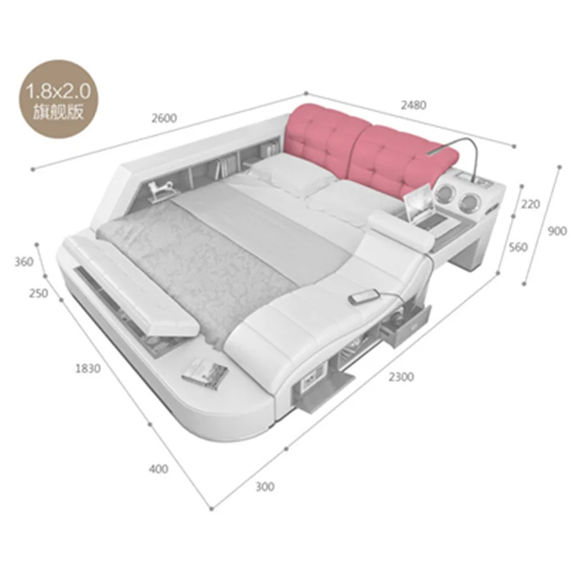CBMMART новейший продукт Массажная тканевая кровать|Наборы для спальной| |