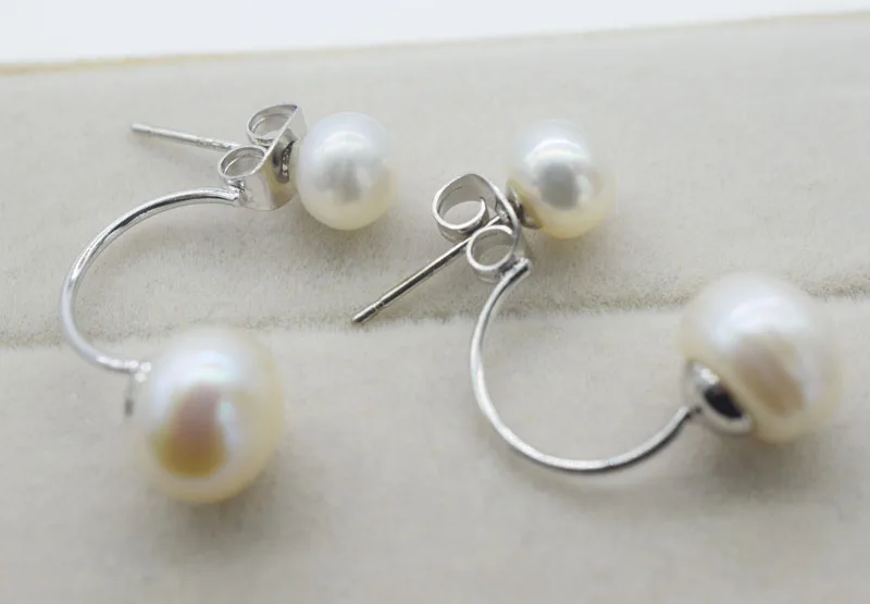 Серьги гвоздики с пресноводным жемчугом 6 10 мм|Серьги-гвоздики| |