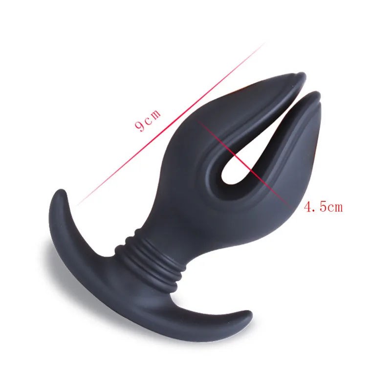 Qise силиконовая Анальная пробка для длительного использования винтовые анальные