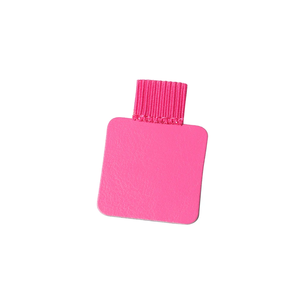 Type 1 rose red 4 шт./Партия Красочные самоклеющиеся кожаные ручки клип карандаш эластичная петля для ноутбуков журналов клипборды многофункциональный держатель для ручек - Цвет: Type 1 rose red