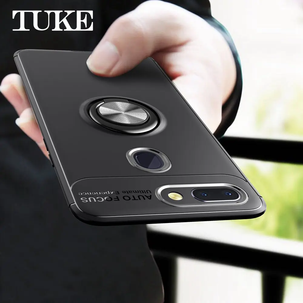 Для Oppo R15 кольцо держатель Мягкие TPU 360 градусов вращения анти-скольжения