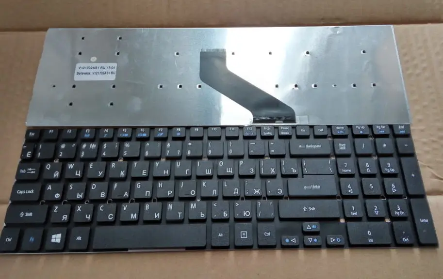 Новинка для ACER 5755G 5830T ES1 512 531 V3 571G 772G 551 771G ES1-711 ES1-711G E5-511P Русская клавиатура