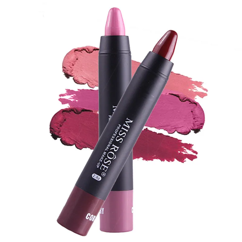 Водостойкая губная помада 8 цветов матовая для девушек Косметика макияжа длинная