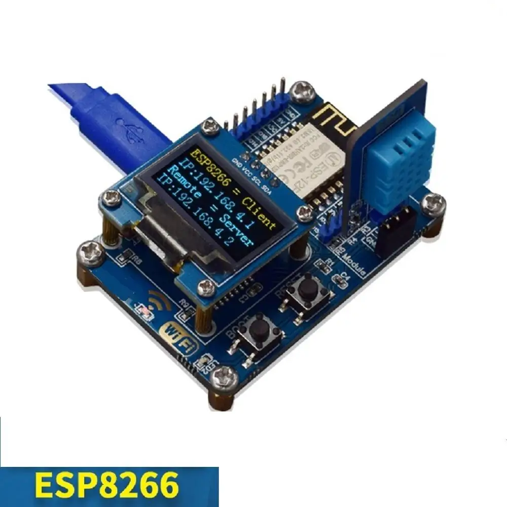 ESP8266 Метеостанция DIY Набор IOT Стартовые наборы для Arduino с 0,96 OLED дисплеем D1 Мини беспроводной wifi Bluetooth модуль - Комплект: Комплект 1