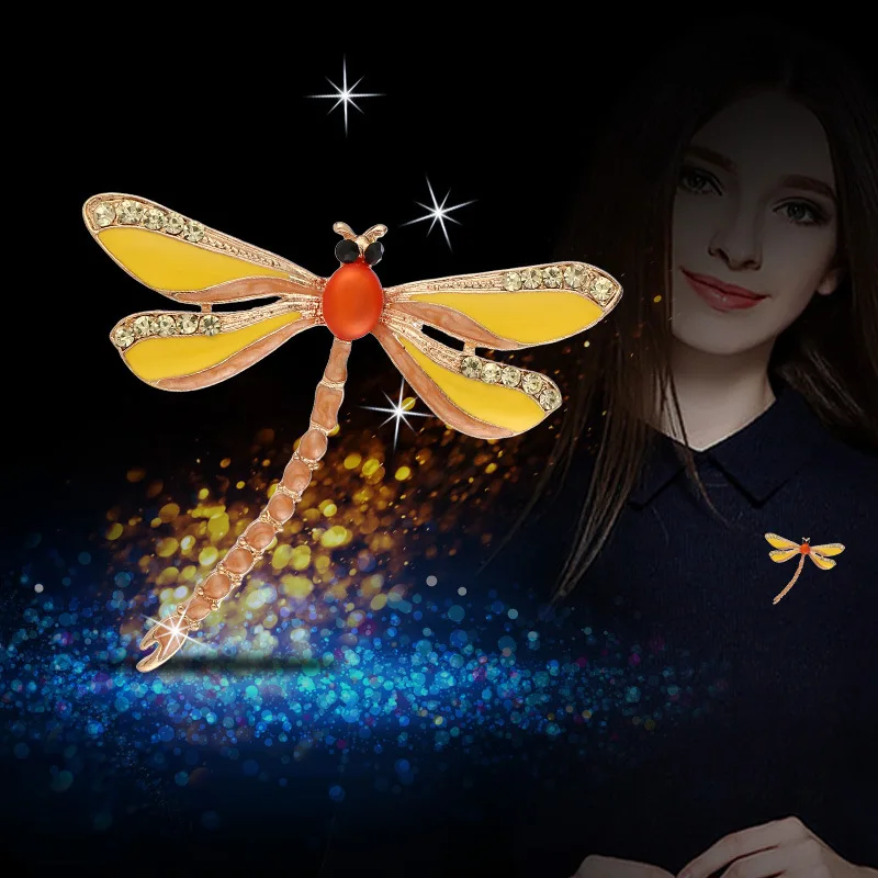 Женская эмалированная брошь с опалом | Украшения и аксессуары