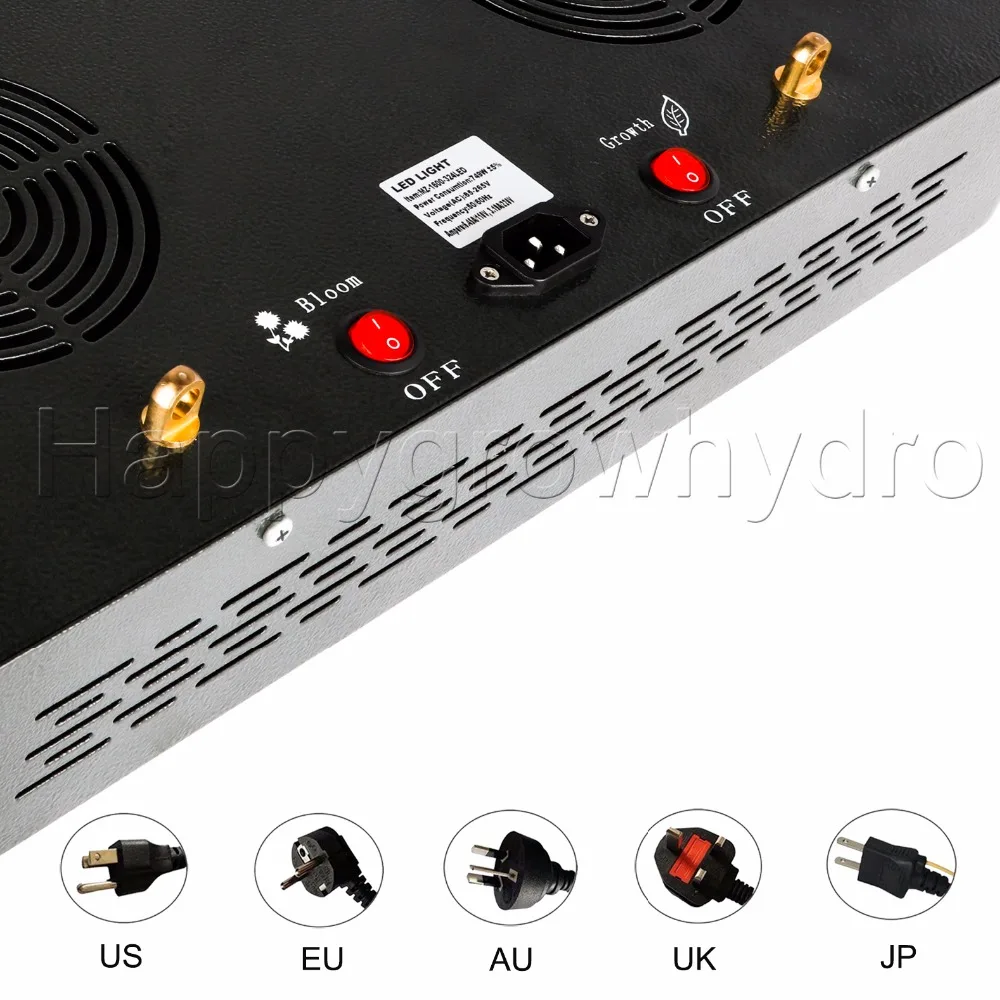 Mars Hydro 3PCS MarsII 1600w LED Full Spectrum Grow Light for Indoor Hydroponics Box | Growing Lamps