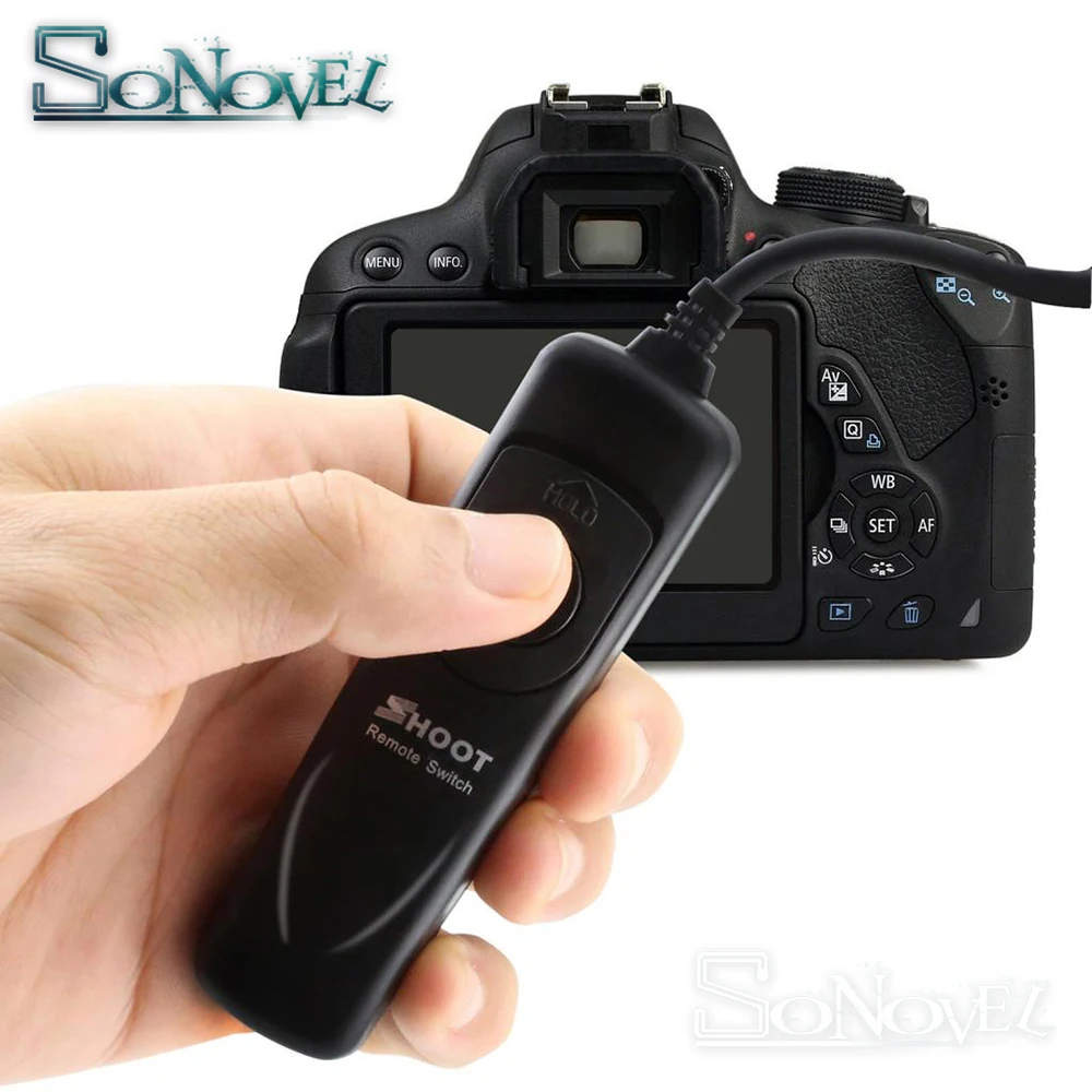 3 м Кабель дистанционного спуска затвора шнур для Canon EOS 50D 40D 30D 5Ds R 6D 7D 5D Mark IV III II