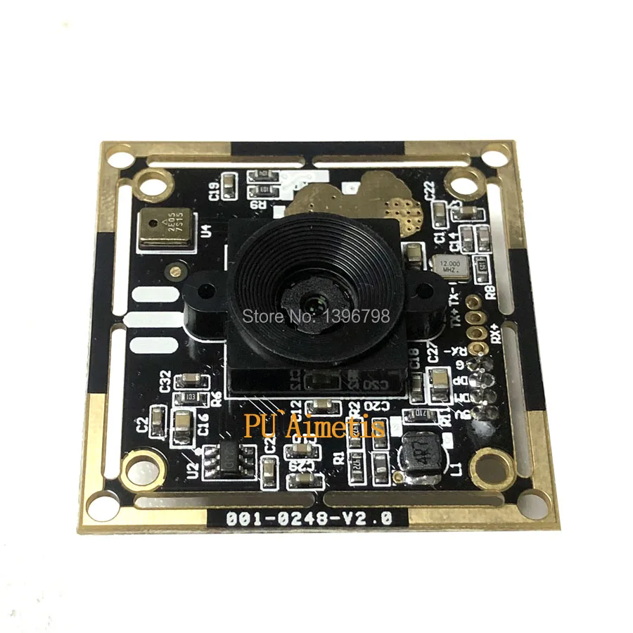 Мини камера наблюдения HD 8MP AF Автофокус SONY IMX179 3264*2448 15FPS аудио поддержка USB модуль