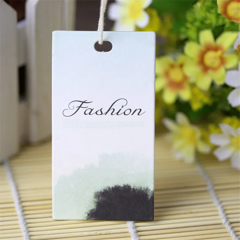 

wholesale custom recycled paper swing tags garment hang tag for clothing VK277