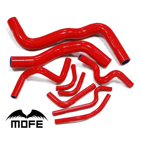 MOFE 9 шт. оригинальный логотип Радиатор нагреватель силиконовый хладагент шланг