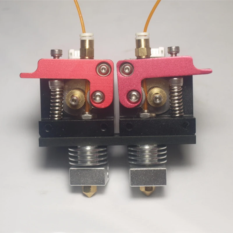 Новый 3D принтер с двумя насадками почти прямой экструзии экструдер 1 75 мм нити