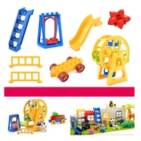big size building blocks accessories toys compatible brick toy diy seesaw furniture parts for children kids gifts