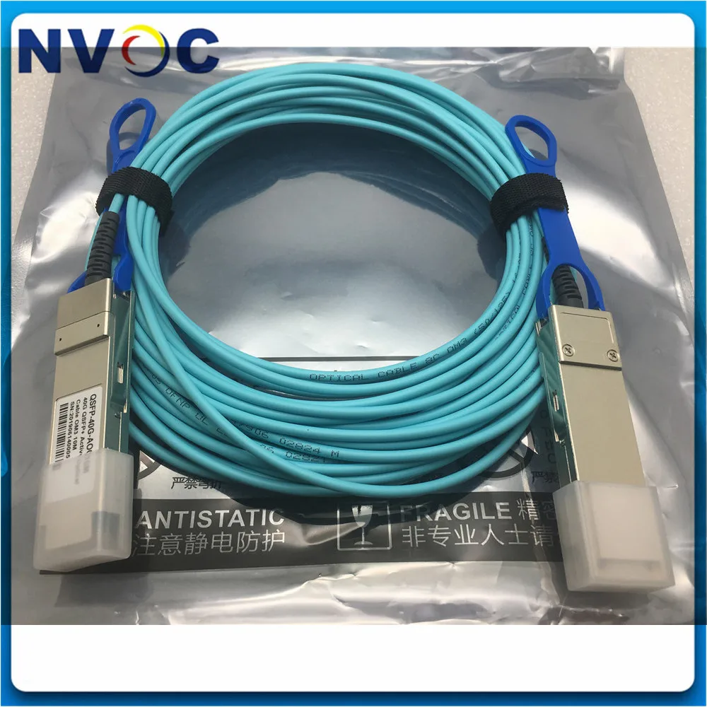 50M (164ft) 40gbps QSFP + Активный оптический кабель совместимый 40G AOC (50 метровый до +)|Детали