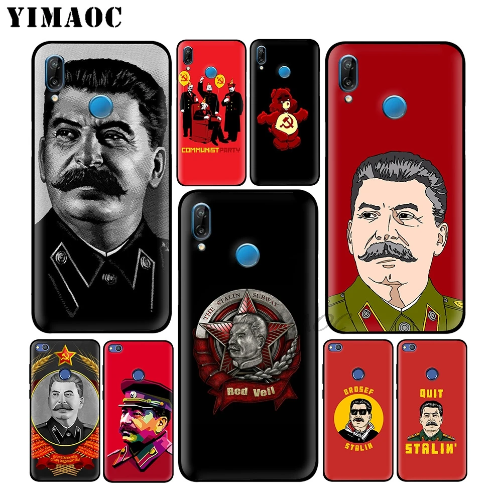 YIMAOC Russian Commander Stalin Soft Case For Huawei P30 P20 Pro P10 P9 P8 2015 2017 P Smart Plus Z 2019 Nova 5i 4 3 3i 2i Lite |