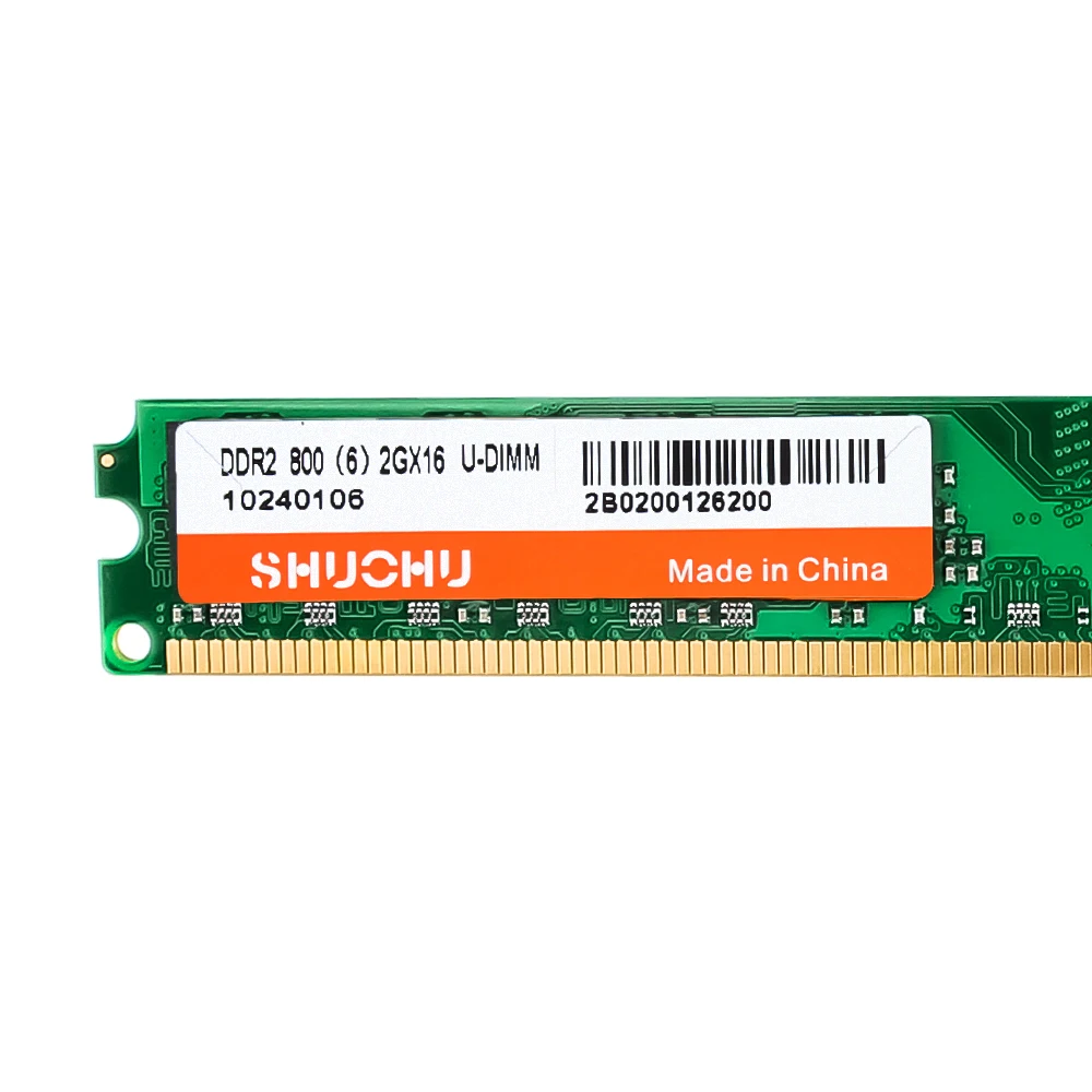 Оперативная память SHUOHU DDR2 2 ГБ 800 МГц 667 МГц 4 ГБ = 2 шт* 2G PC2-6400 5300 CL6 4 Гб оперативная память SO-DIMM пожизненная Гарантия