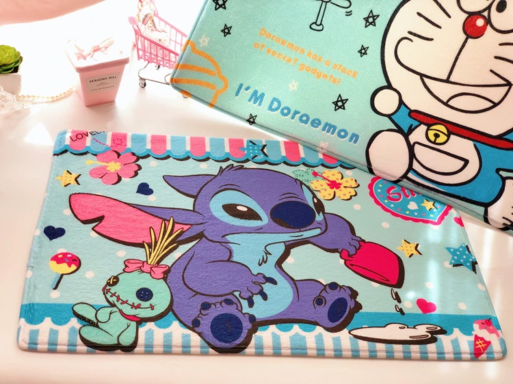 IVYYE 1 шт. Doraemon gudetama аниме ковер украшения дома мягкие ковры мультфильм коврики на пол для спальни Ванна плюшевые ковры коврик