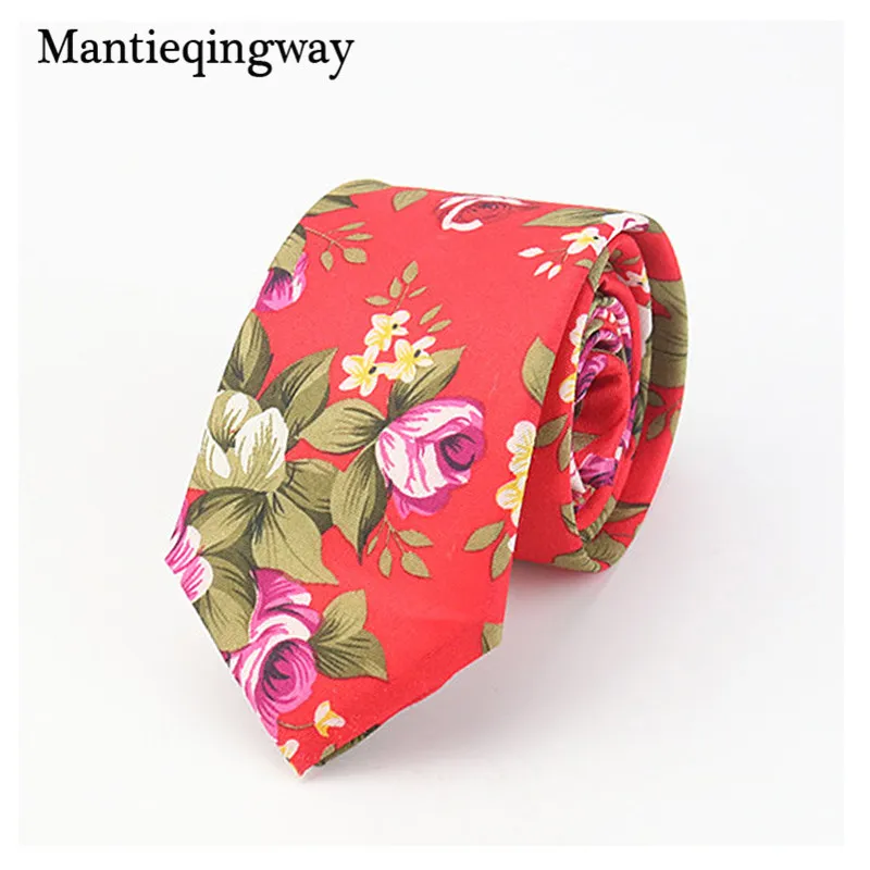 Mantieqingway Мода Галстуки для Мужчин Свадьба Костюм Темно-Синий Цветочные Паттен