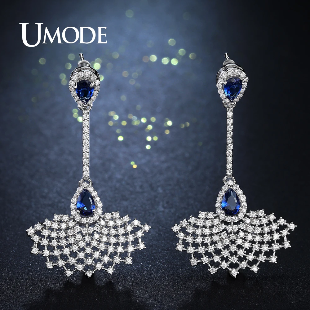 Женские серьги подвески с фианитами ААА +|earrings for|earrings for women weddingdropping earrings |