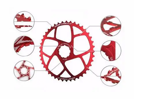 Шестерня KING CNC 40T 42T звездочки включая 16t cog для 10 скоростей | Спорт и развлечения