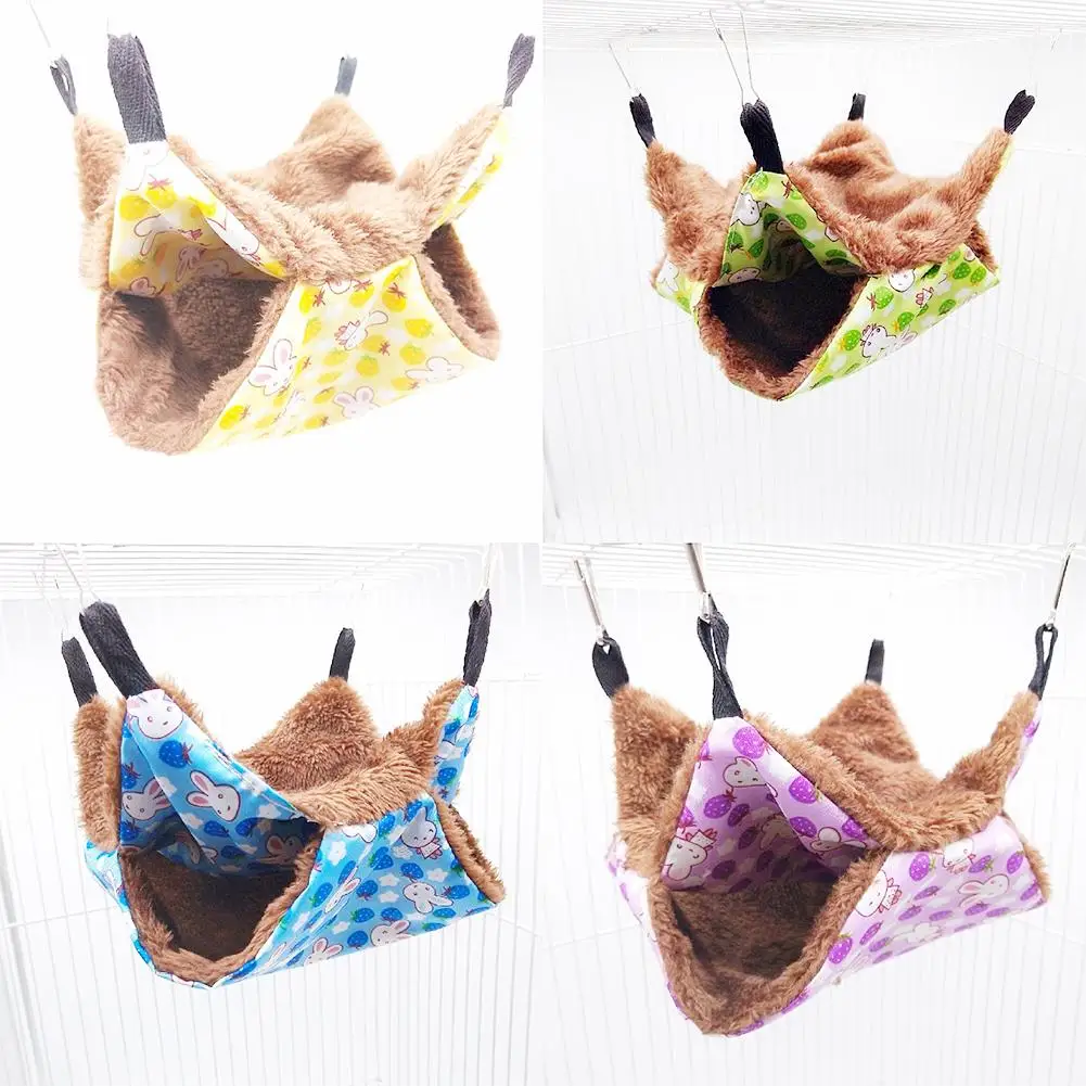 Pet Arm двухслойный мезонин гамак переноска для хомяка двойной висячий белка