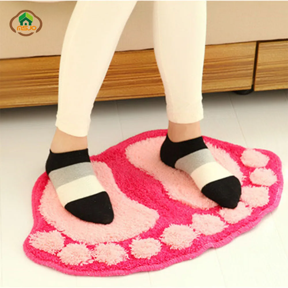 MSJO коврик для ванной с принтом ванная комната микрофибра хлопок поглощение воды