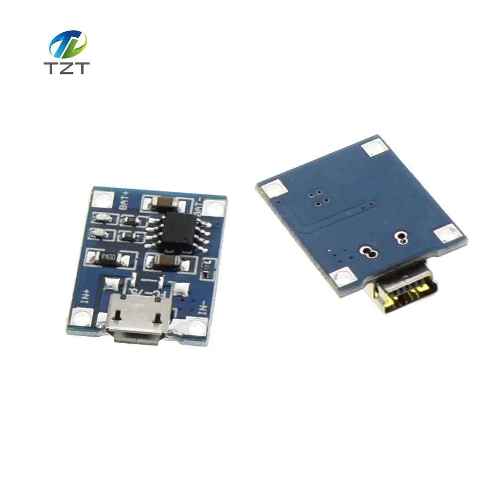 20 шт. TP4056 1A Lipo зарядное устройство модуль литиевая батарея DIY микро порт микрофон