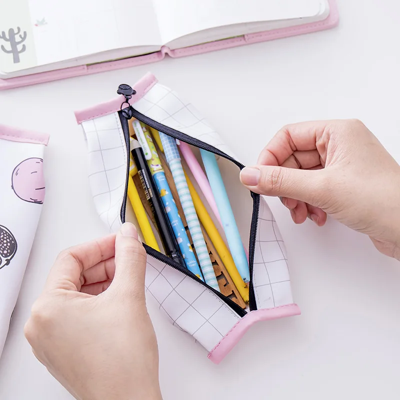 2018 New Fashion PU Small Bags Boys Girls Coin Purses Pen Bag For Young Students Cartoon Printed Holders Brief Style Wallets | Багаж и