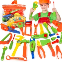 34pcsset garden tool toys for children repair tools pretend play environmental plastic engineering maintenance tool toys gifts