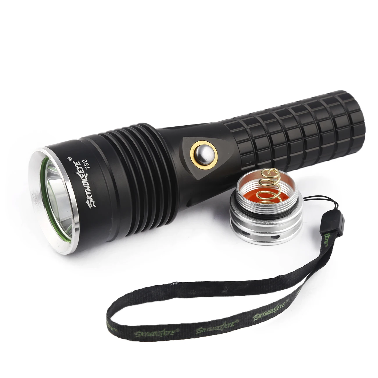 SKYWOLFEYE T6 фонарик 18650 батарея Регулируемый Кемпинг велосипедные фары светодиодные