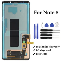 for note 8 lcd screen with frame no dead pixel for mobile phone lcd n9500 n950f n9500f n900d n900ds replacement assembly