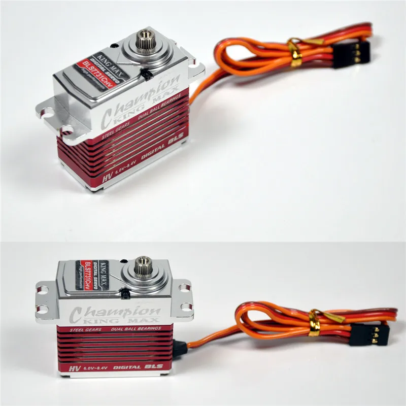 Kingmax BLS7731CHV Высокое напряжение цифровой сервопривод металлический корпус 25 42 кг.