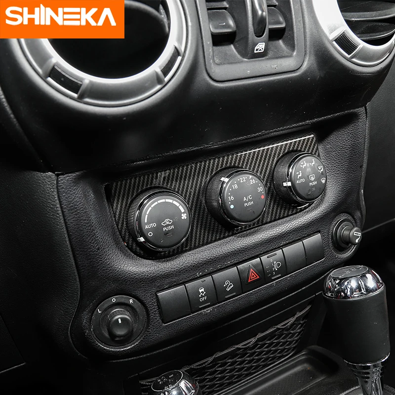 Наклейки для автомобиля SHINEKA внутренние переключатели кондиционера панели