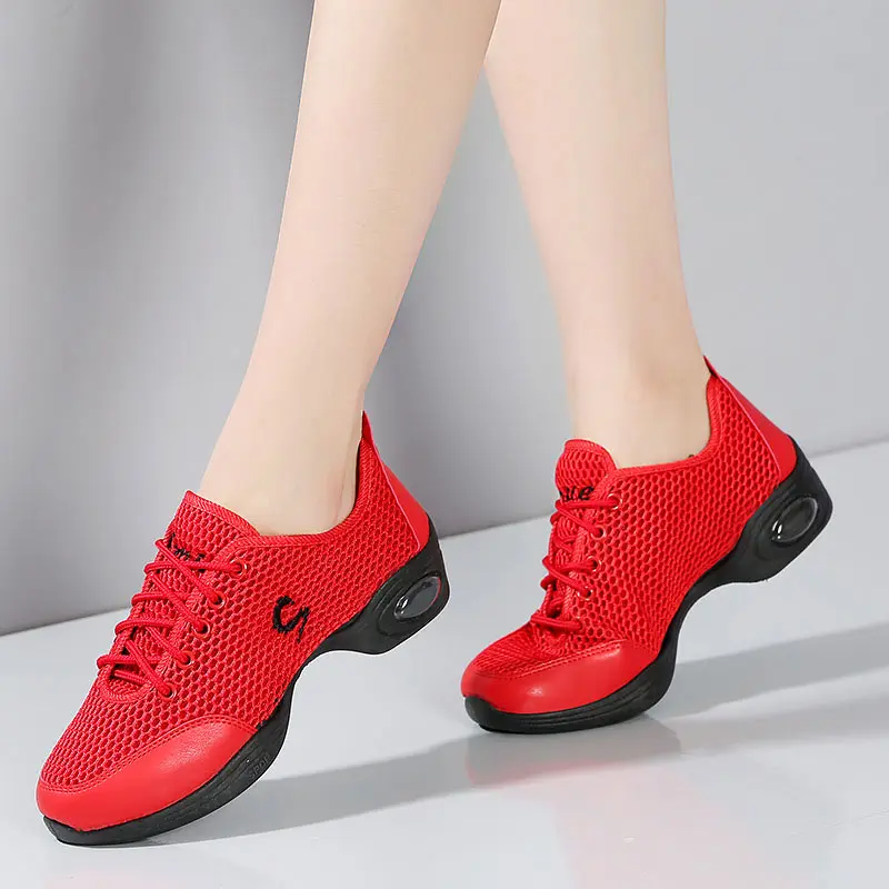

Summer Mesh Dance Shoes Ladies Modern Jazz Dance Sneakers Women's Outdoor Fitness Sports Shoes Dancing Shoes For Woman Wholesale