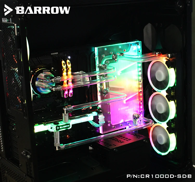 Акриловая плата в виде Водного Канала используемая для CORSAIR 1000D чехол компьютера