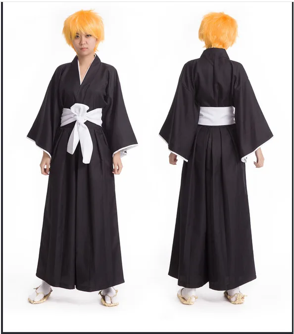 Аниме мужские костюм для косплея по Вселенной Блич Kuchiki Rukia Soul Reaper женские костюмы