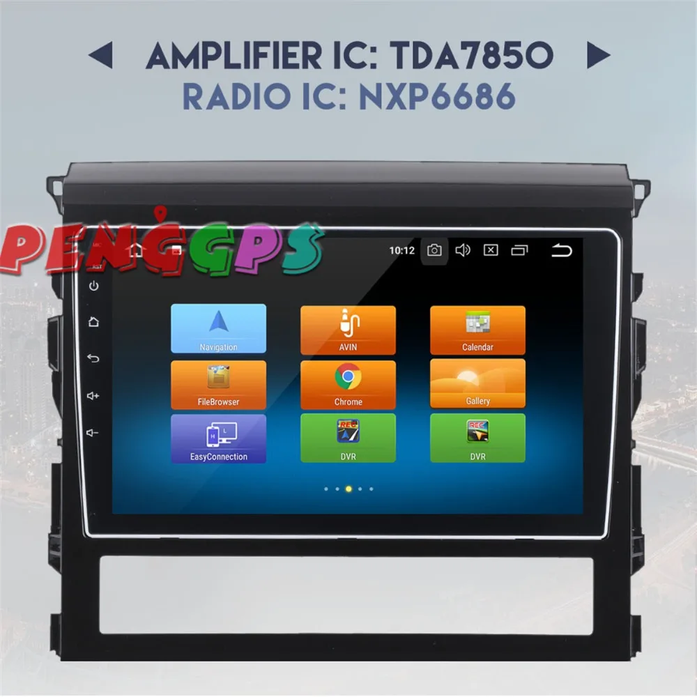 Gps Navi Авто Радио стерео головное устройство для Toyota Land Cruiser 200 2016 2017 2018 Android 8 0 7 1 без
