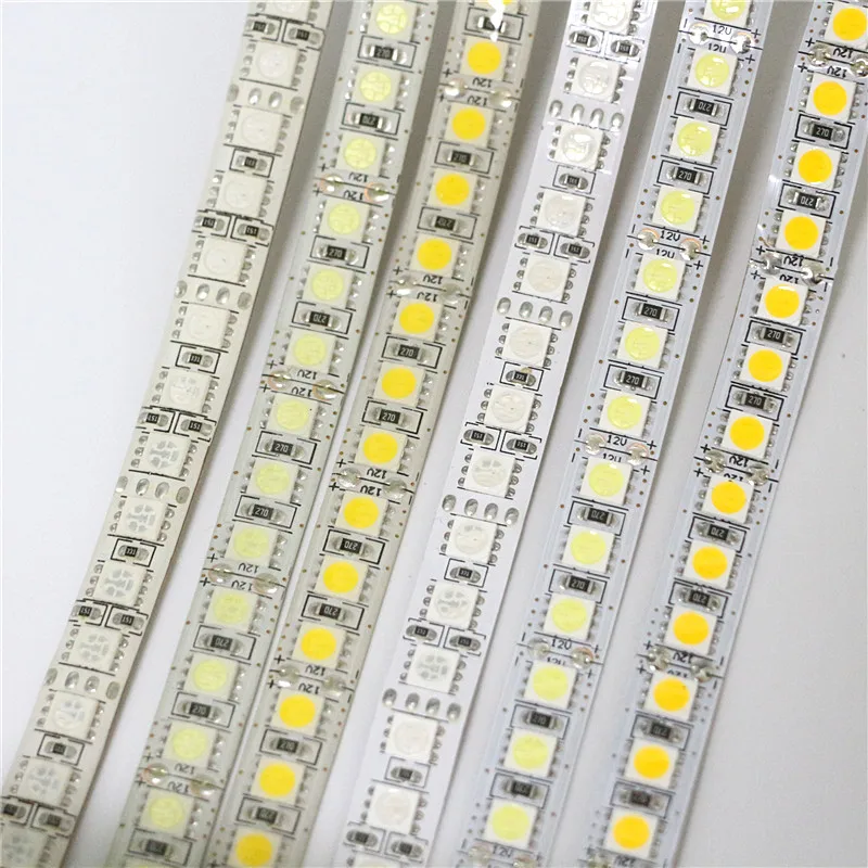 DC12V 5050 RGB Светодиодная лента 60 светодиодов/м 5 м 300led 600led супер яркая SMD5050 гибкая